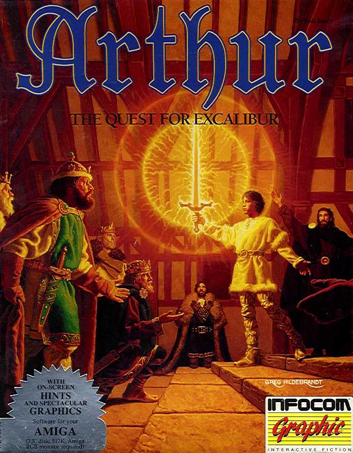 Arthur: The Quest For Excalibur box art for Amiga